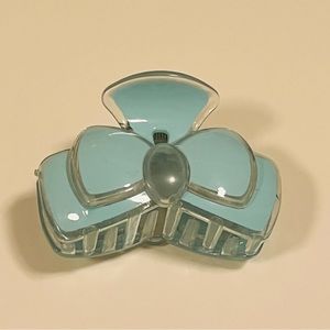 Teal N Clear Hair Jaw Claw / Clip Appx Size 2.5” New Without Tag